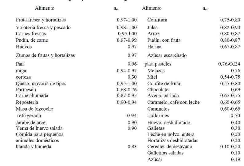 actividad agua y bacterias