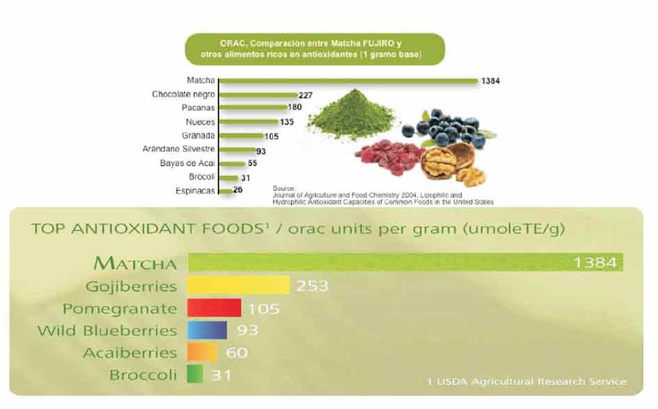 tabla de antioxidantes