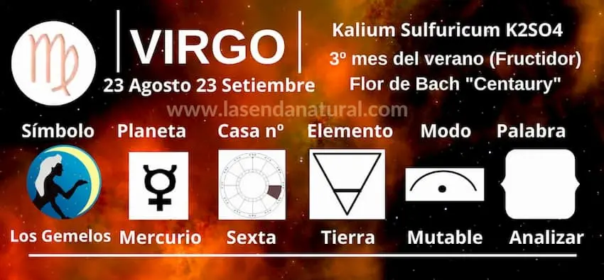 SAL Nº 6 Kalium Sulfuricum y Virgo